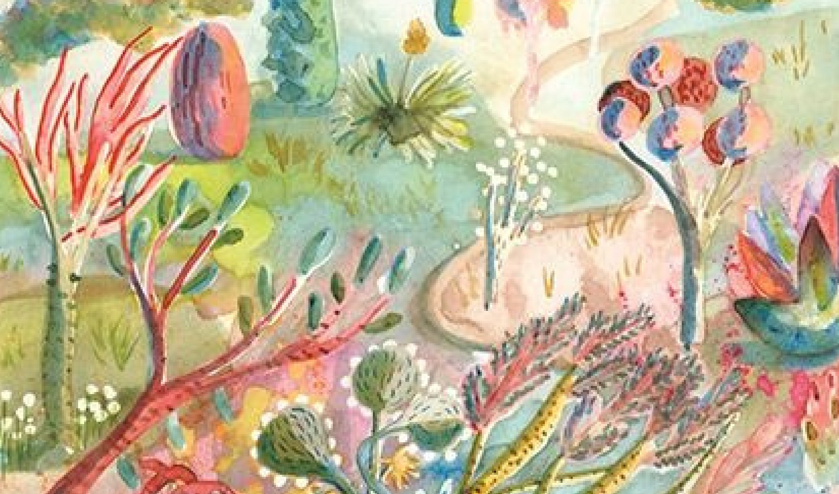 dessin végétation d'automne