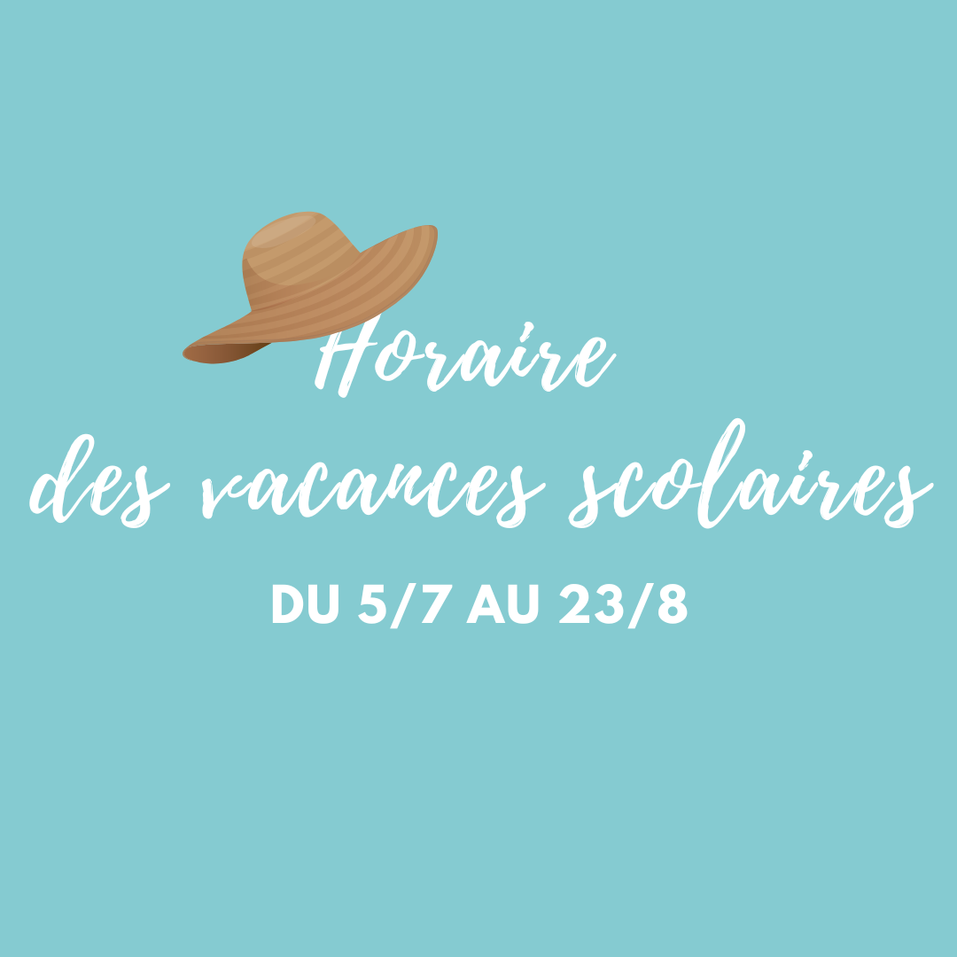 horaire vacances